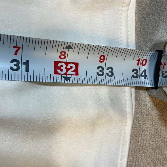 NWT(S)(XL) satin mini double square long sleeves Bernstein ivory or lime green - Picture 8 of 15